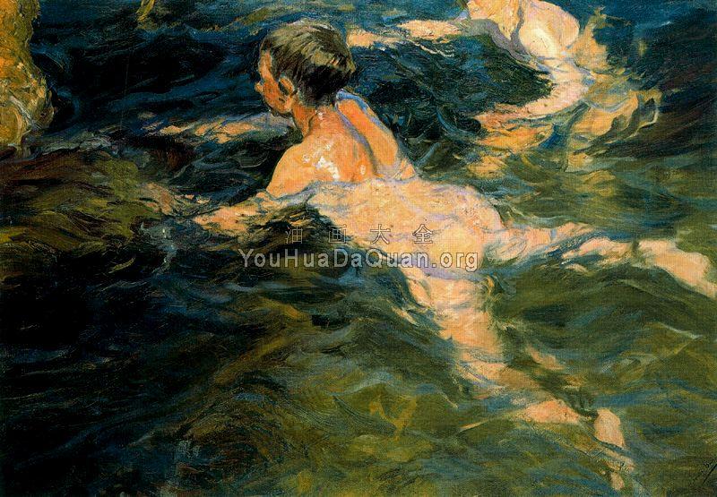 Swimmers, Javea - 华金·索罗利亚·巴斯蒂达